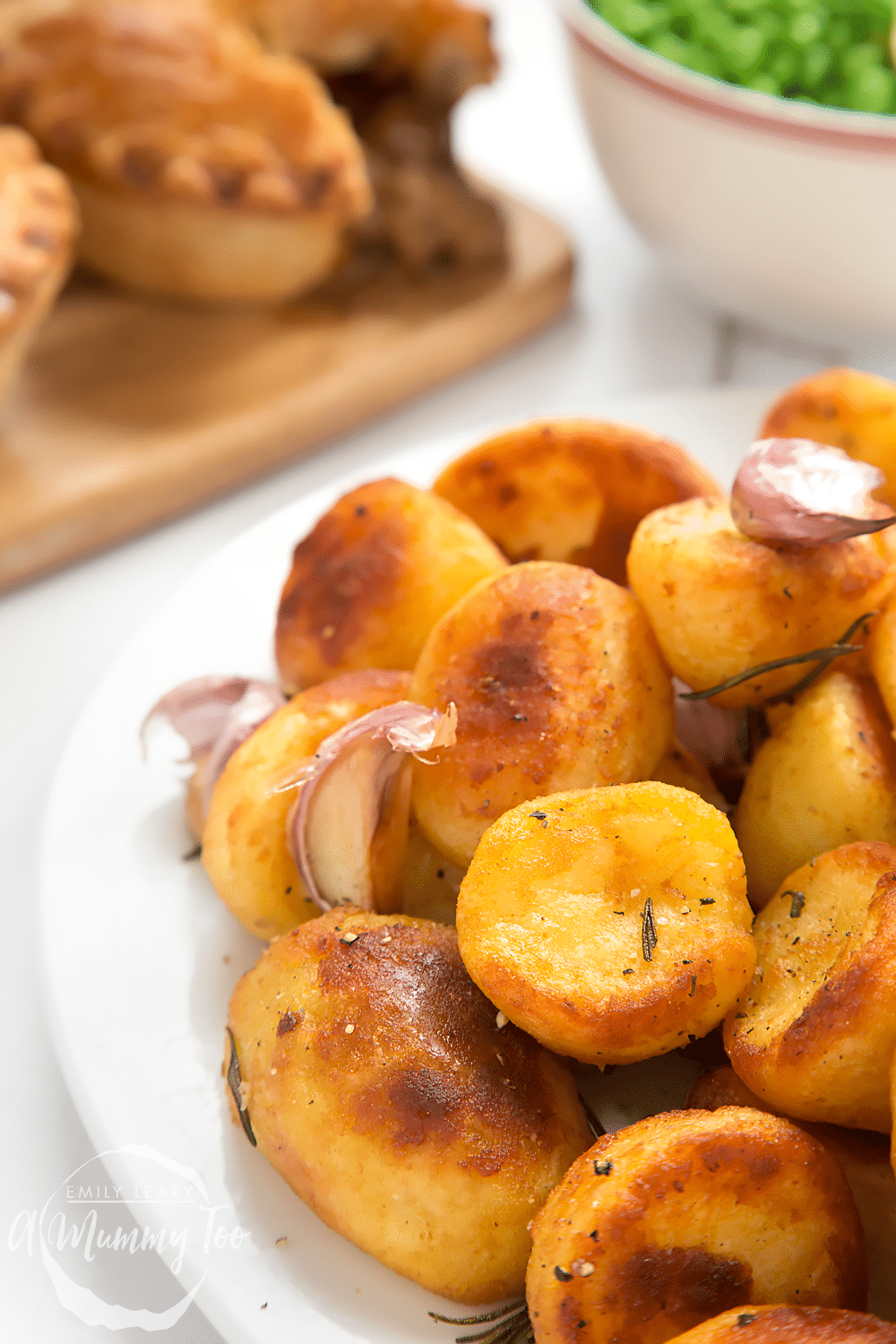Are you looking how to make frozen roast potatoes taste better. These are incredible roast potatoes. 