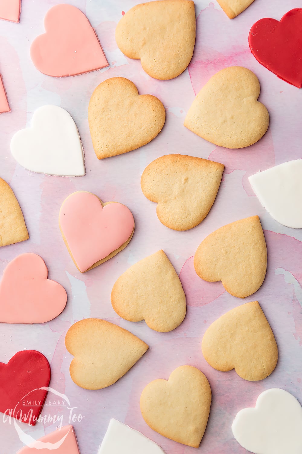 Heart shop shape biscuits