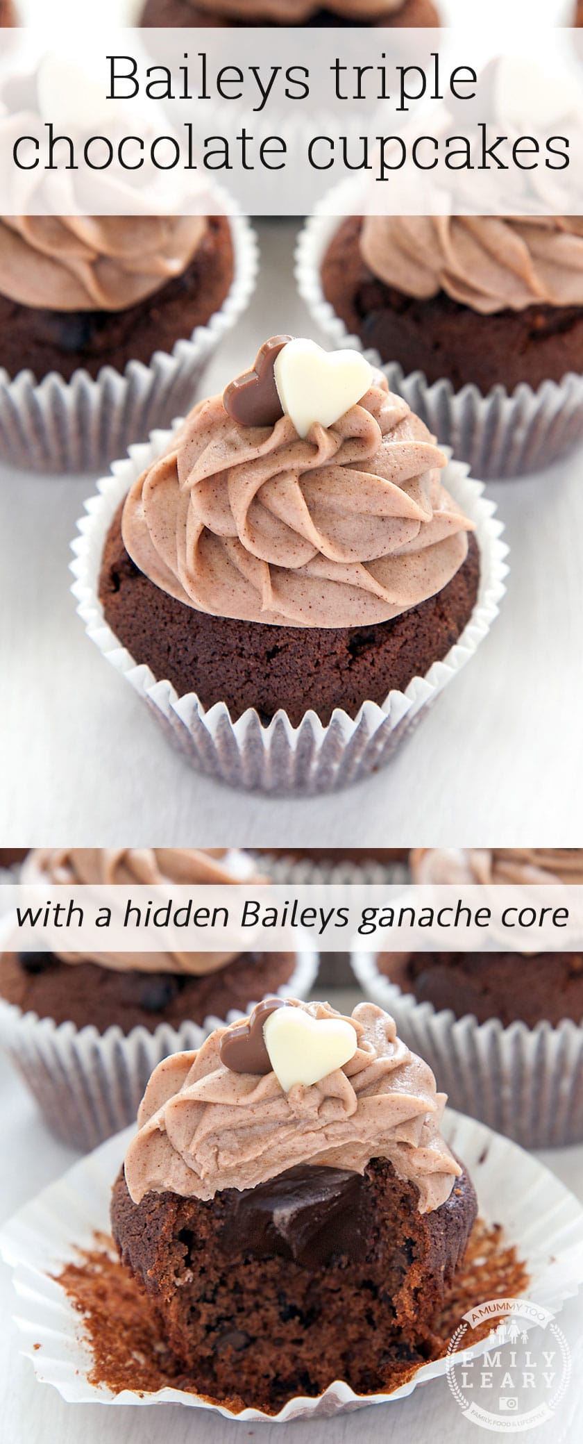 Ultimate Baileys chocolate cupcakes with a surprise inside. Ready to make the ultimate chocolate cupcakes? Here's how