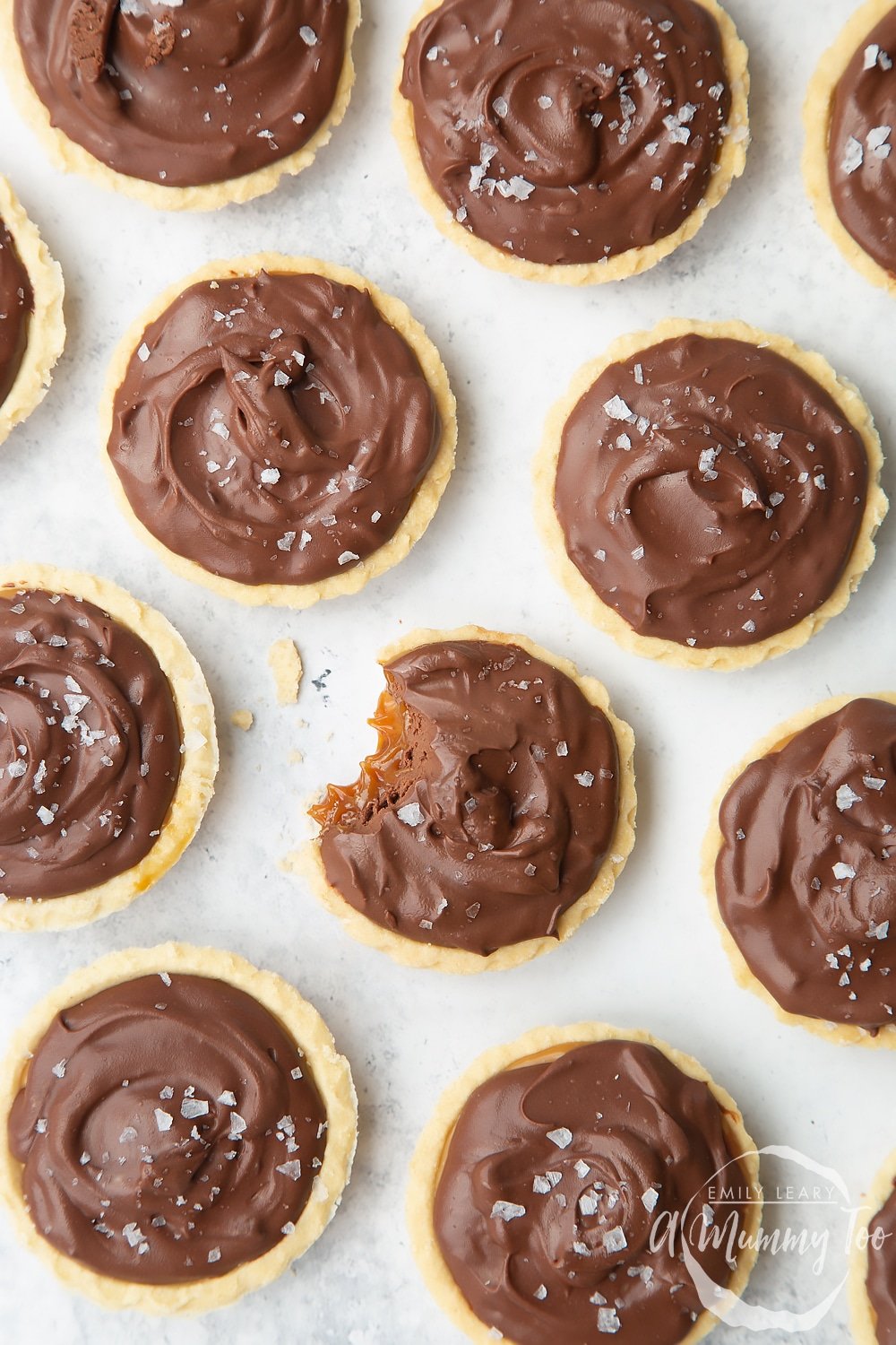 Discover how to make these delicious Baileys salted caramel mini chocolate tarts