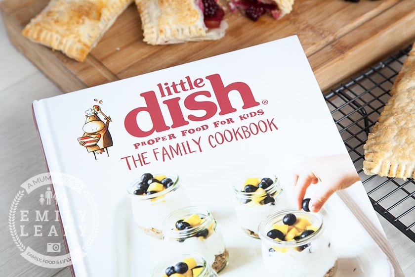 The recipe for these blackberry and apple parcels is from the Little Dish family cookbook