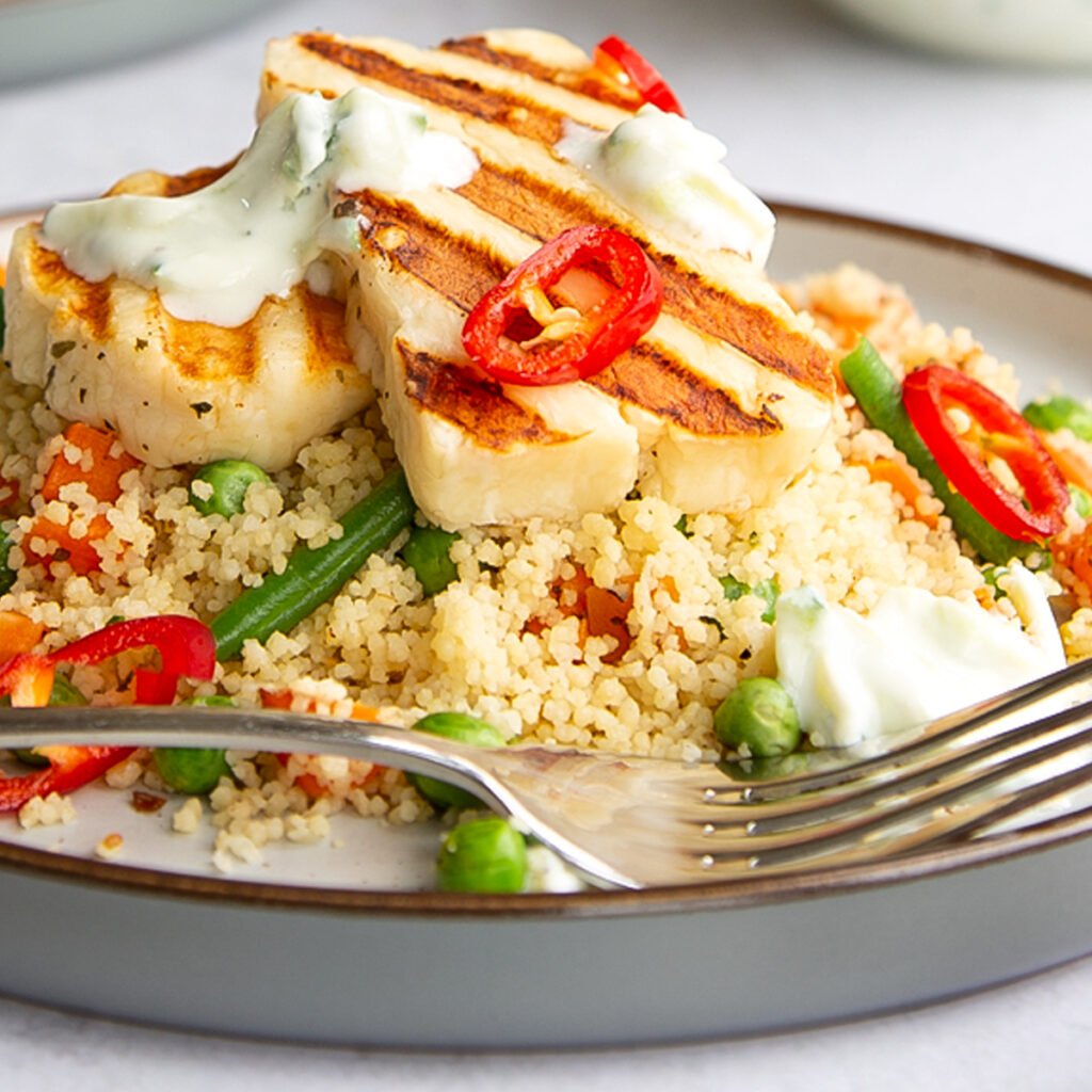 Halloumi Couscous