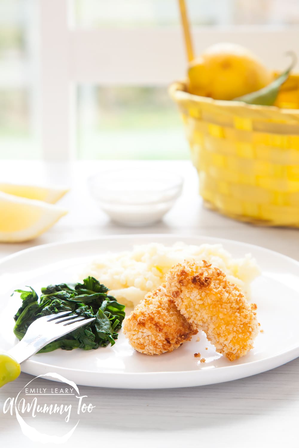 These crispy cod goujons aka homemade fish fingers are a wonderful way to get the kids involved with cooking