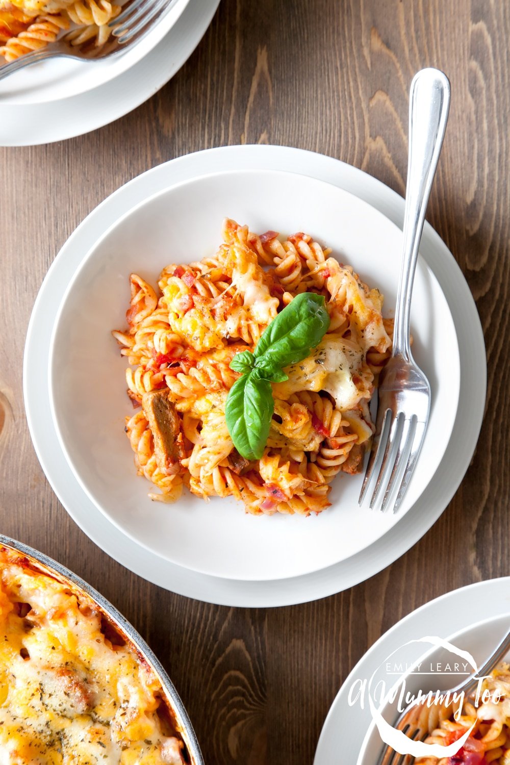 A delicious twist on the classic sausage pasta bake, this easy to make dish packs a flavourful punch with garlic, herbs and moreish Meat Free Steak Strips.