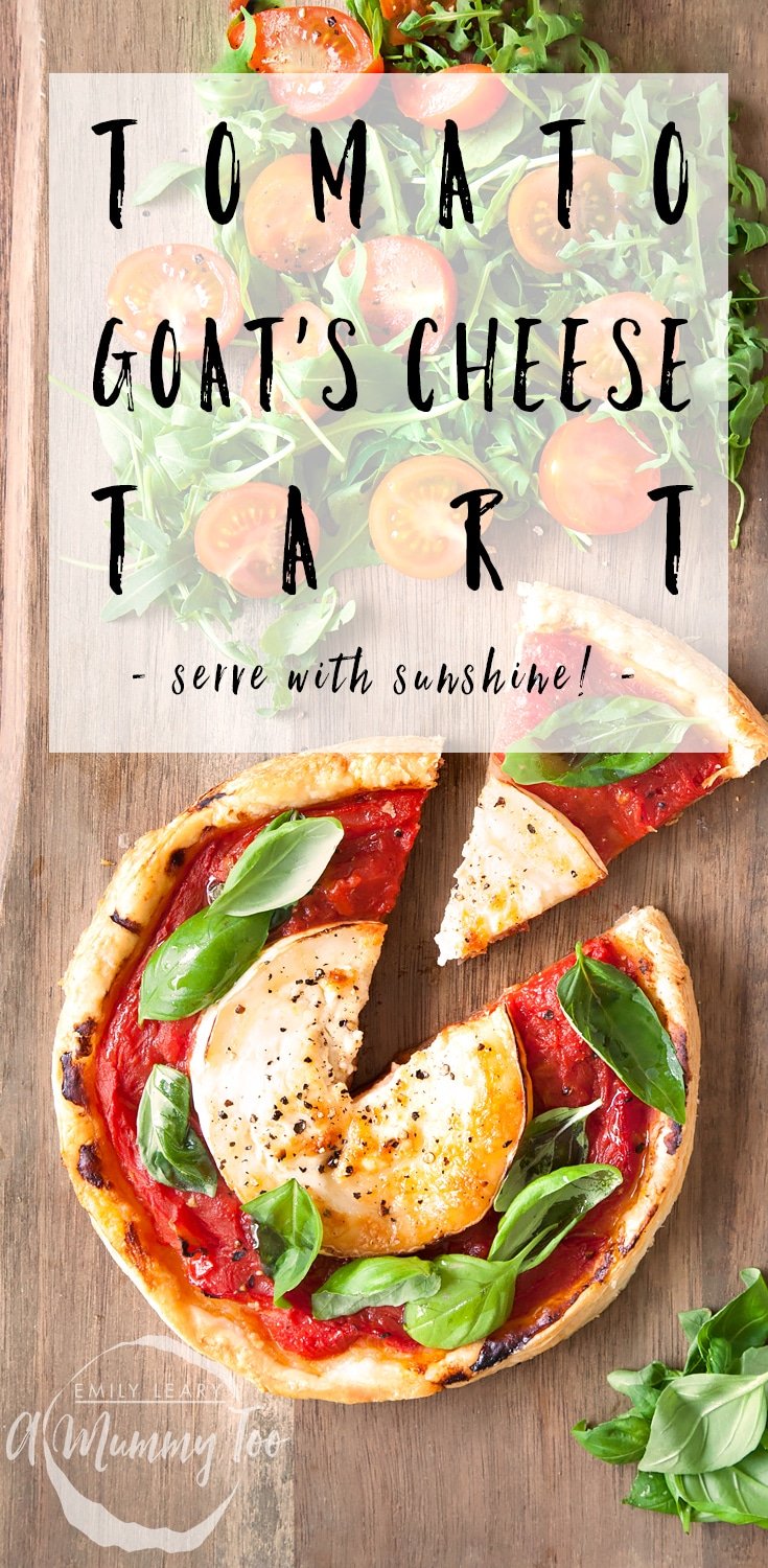 These tomato and goat's cheese tarts are delicious and so easy to make! Serve these tarts alongside a Summery salad at a picnic, BBQ or summer party.