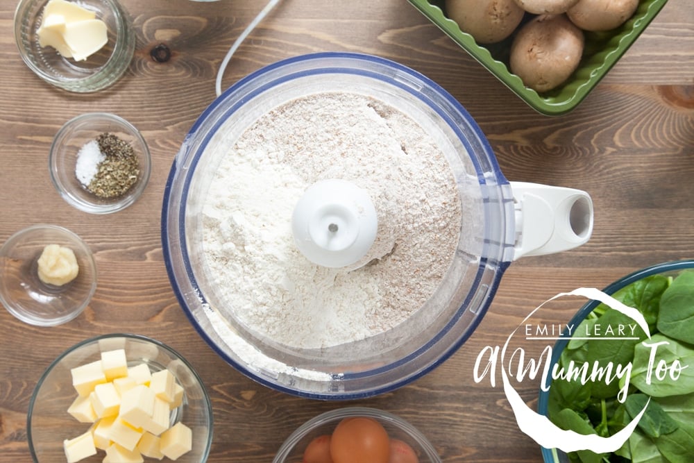 Start with the flour to make your pastry