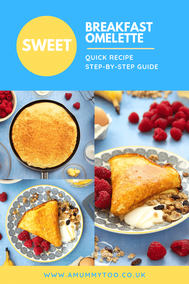Sweet breakfast omelette. Yes, really! It's delicious! - A Mummy Too