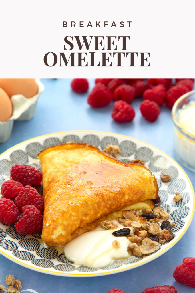 Sweet breakfast omelette. Yes, really! It's delicious! - A Mummy Too
