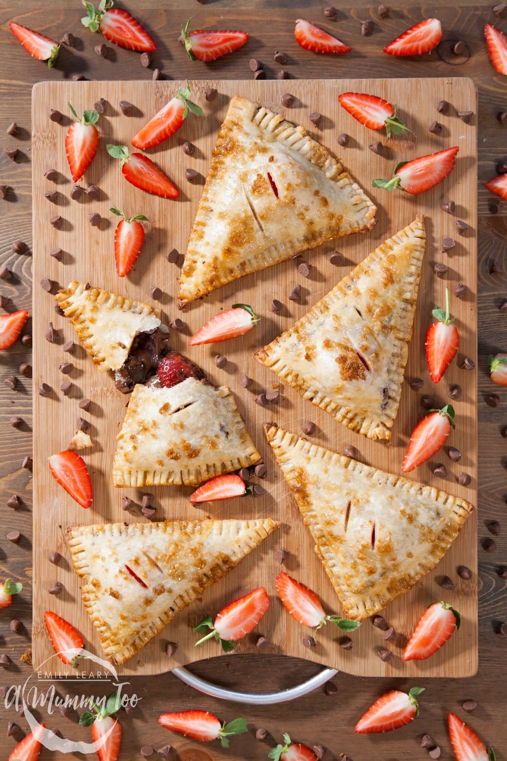 Gluten-free chocolate and strawberry parcels - made with Jus Rol's gluten-free puff pastry