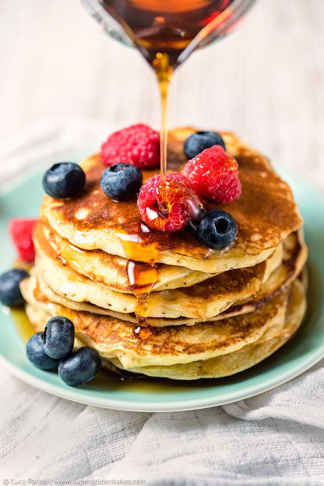 coconut and quark american pancakes by super golden bakes