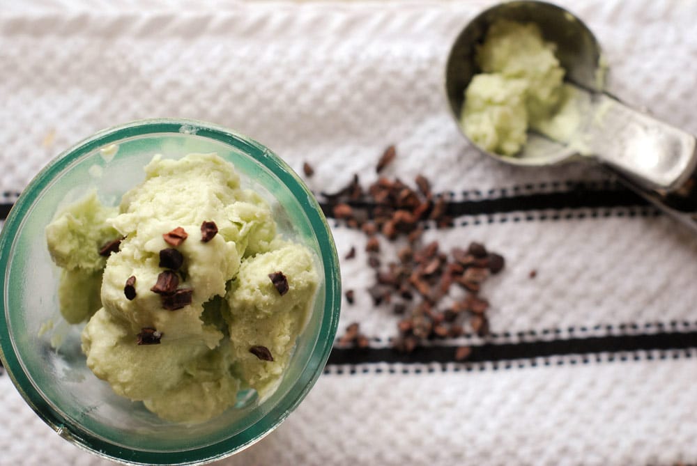 Coconut Chilli and Basil ice cream by rough measures