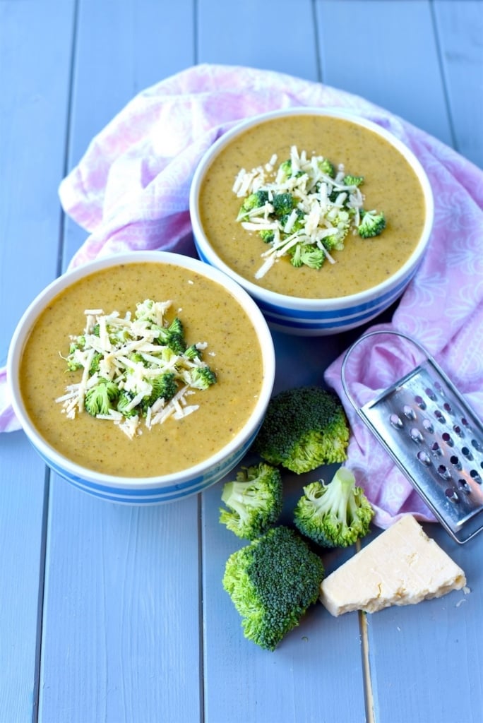 Creamy Broccoli Soup by hungry healthy happy