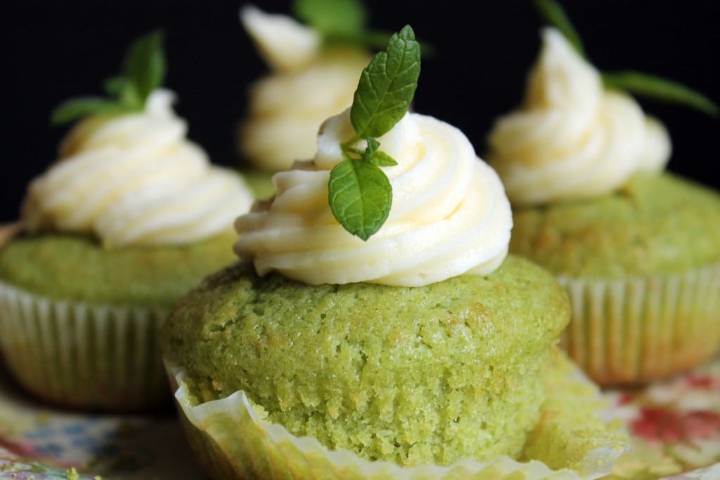 Cucumber and Mint Cupcakes by veggie desserts