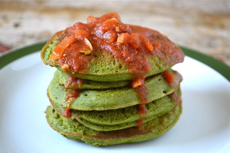 Kefir Kale Pancakes By Tin and Thyme