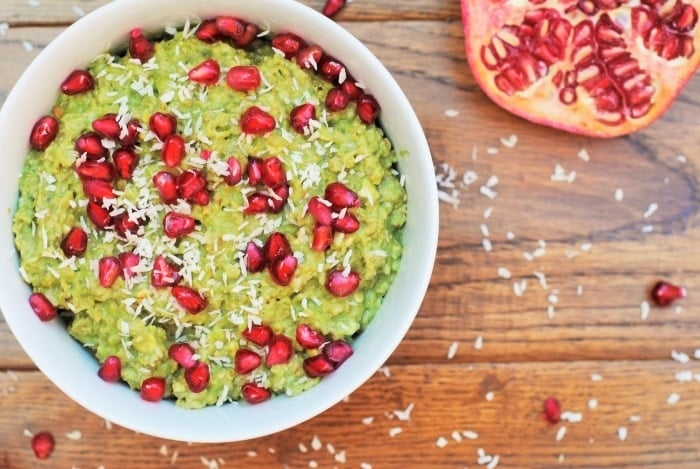 Matcha Superfood Porridge by hungry healthy happy