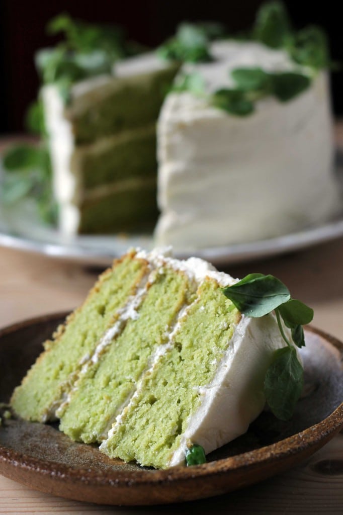 Pea and Vanilla Cake by veggie desserts