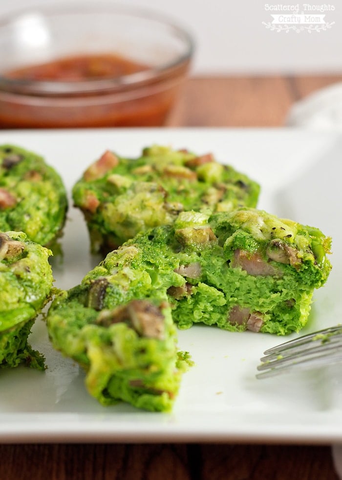 green eggs & ham mini frittatas by scattered thoughts of a crafty mom