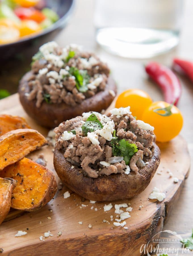 Irish Beef Stuffed Portobello Mushrooms Recipe