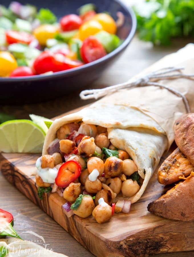 BBW Chickpea Summer Wraps