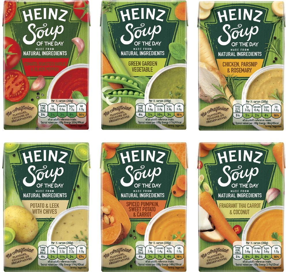 Heinz Soup of the Day made from natural ingredients