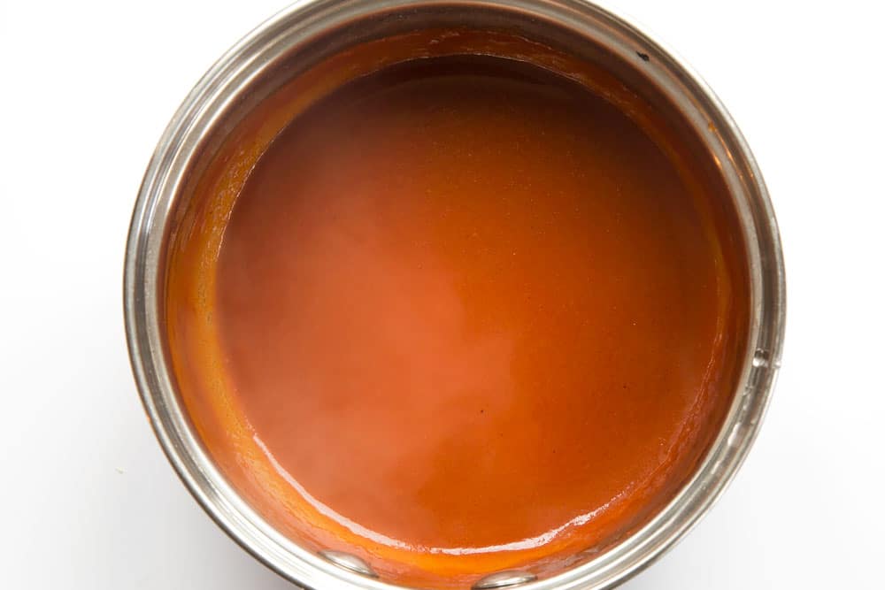Preparing the deliciously tangy sweet and sour stir fry sauce