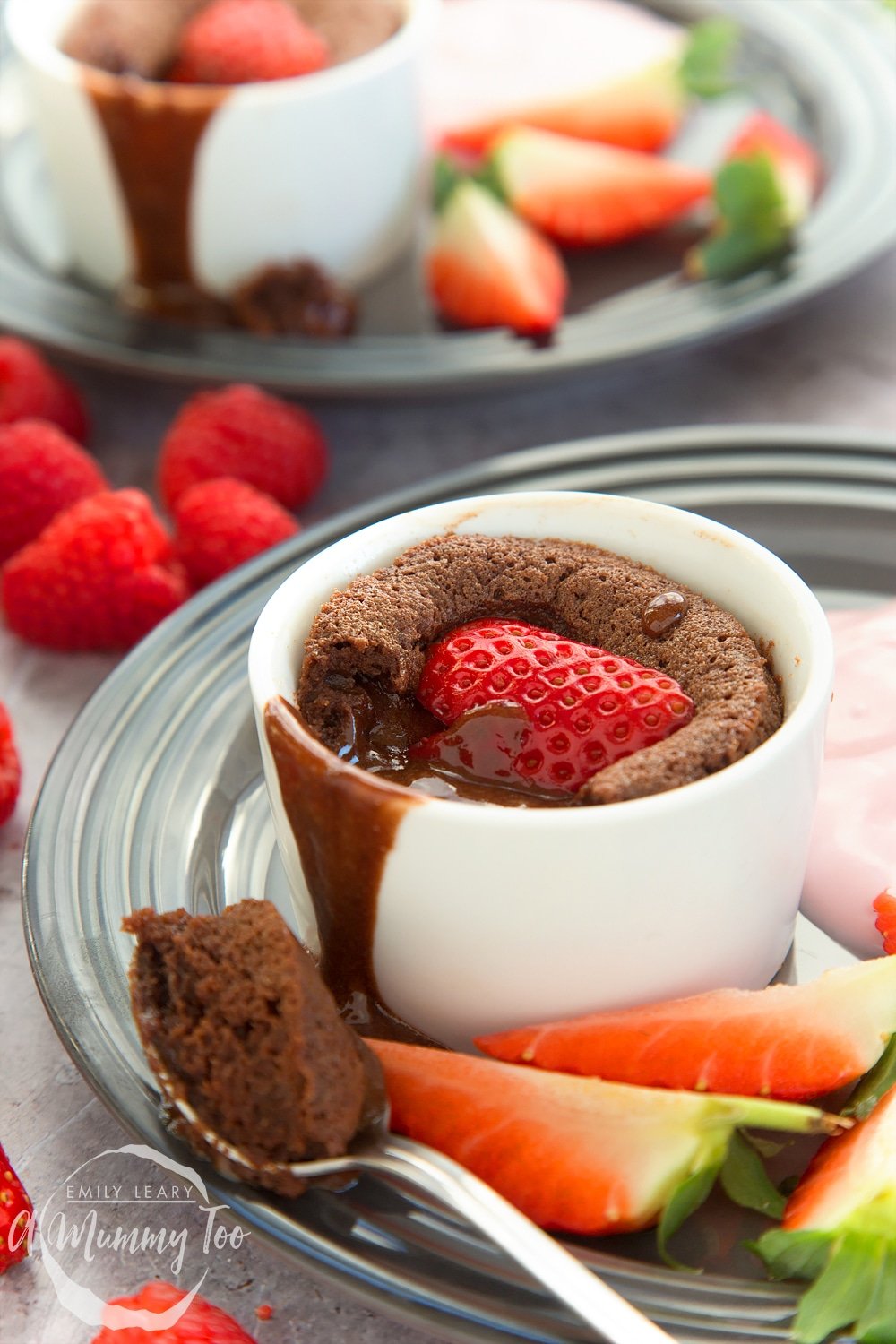 This strawberry hot chocolate pudding is a deliciously decadent treat for a special occasion