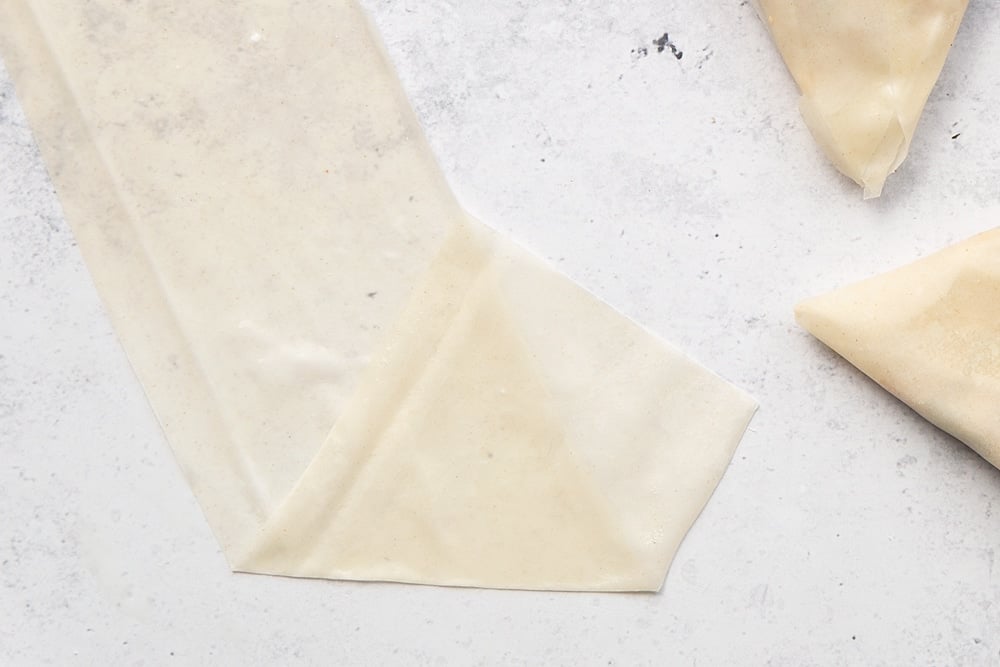 How to fold your filo pastry to create parcels