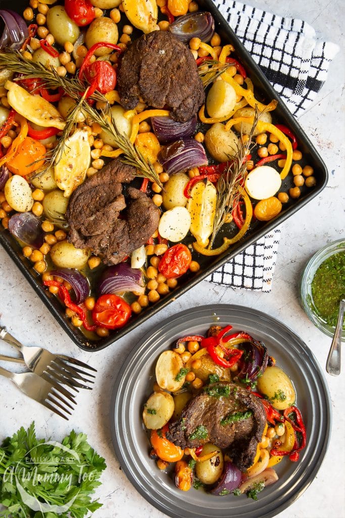 Succulent Lamb Steak and Veg Sheet Pan Meal Recipe