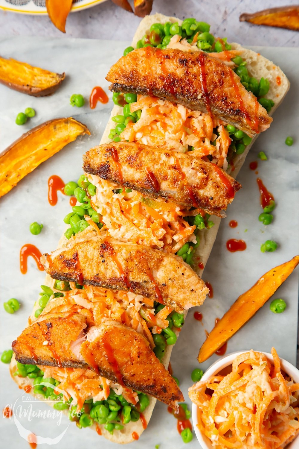 Healthier Fish Finger Sarnie Recipe by Jamie Oliver