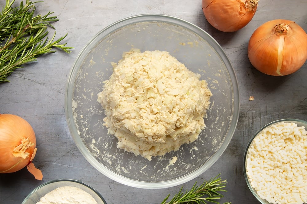 Add water to form a dough