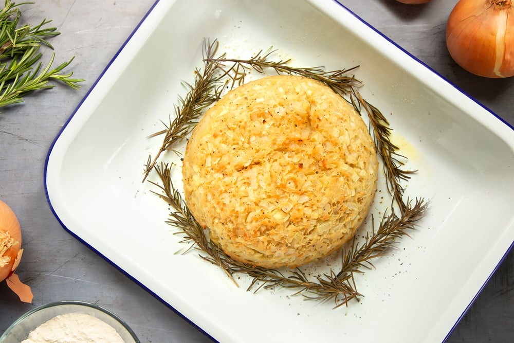 Bake your onion pudding in the oven