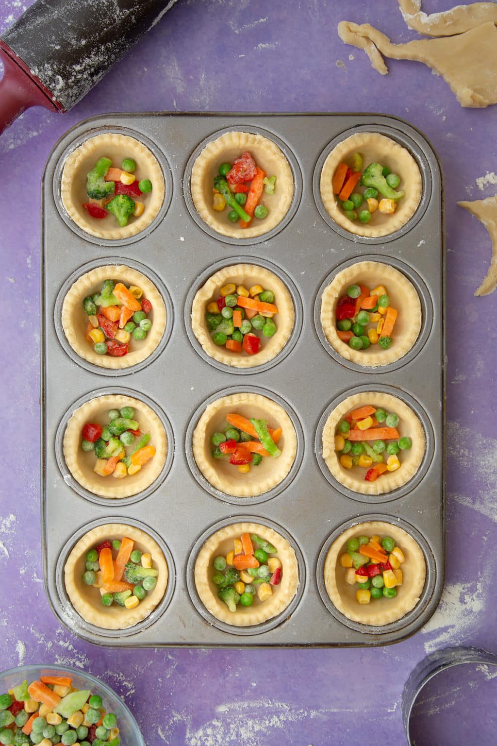 Mini Vegetable Quiche Recipe