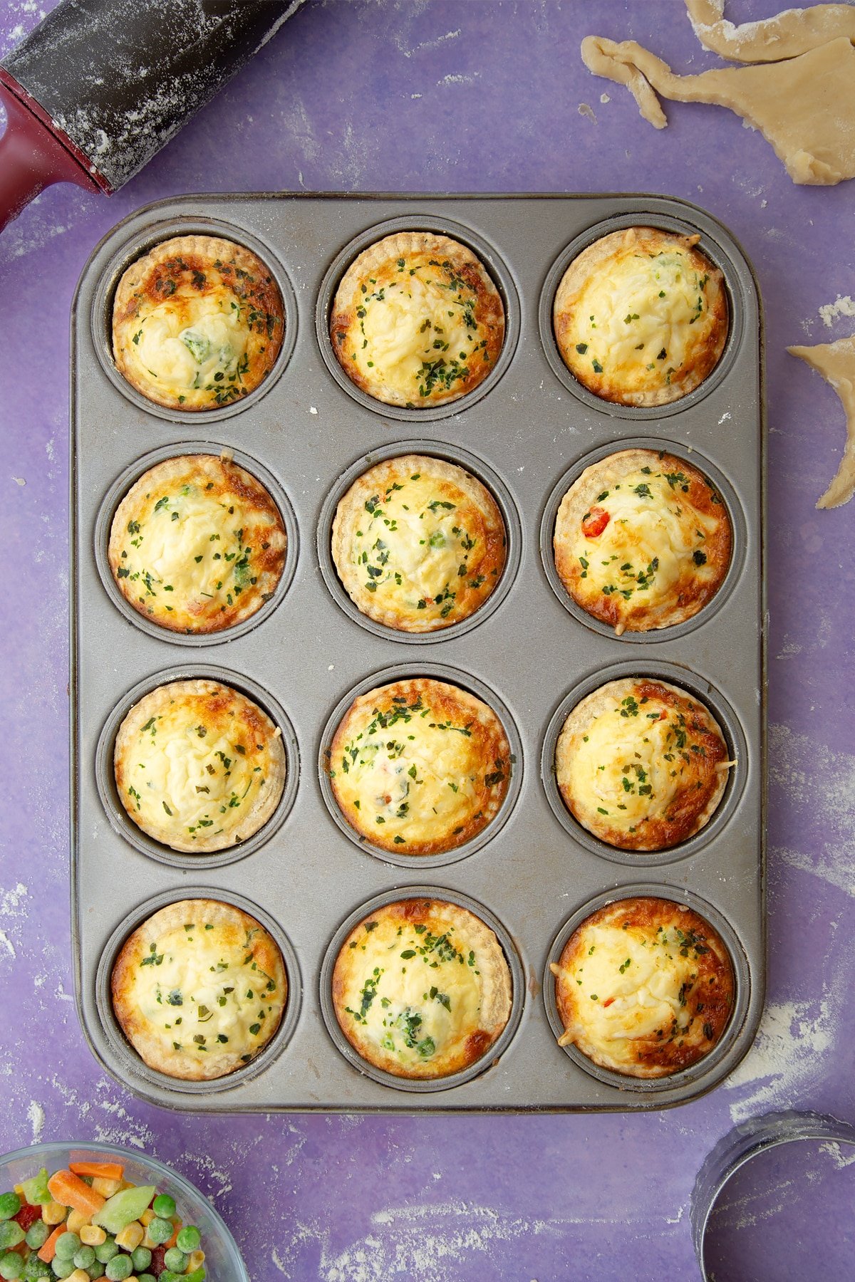 Mini vegetable quiche recipe - A Mummy Too