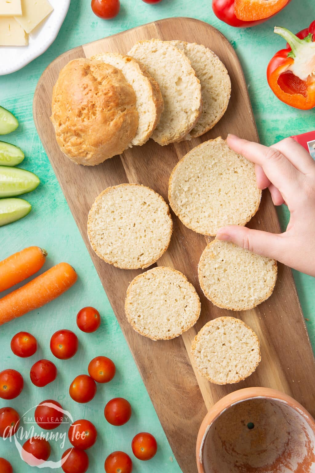 Flower pot bread cooking with kids recipe A Mummy Too