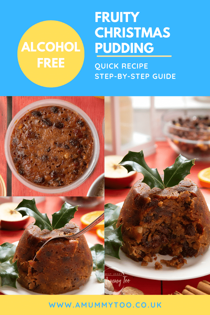 Alcohol-free Christmas pudding - A Mummy Too
