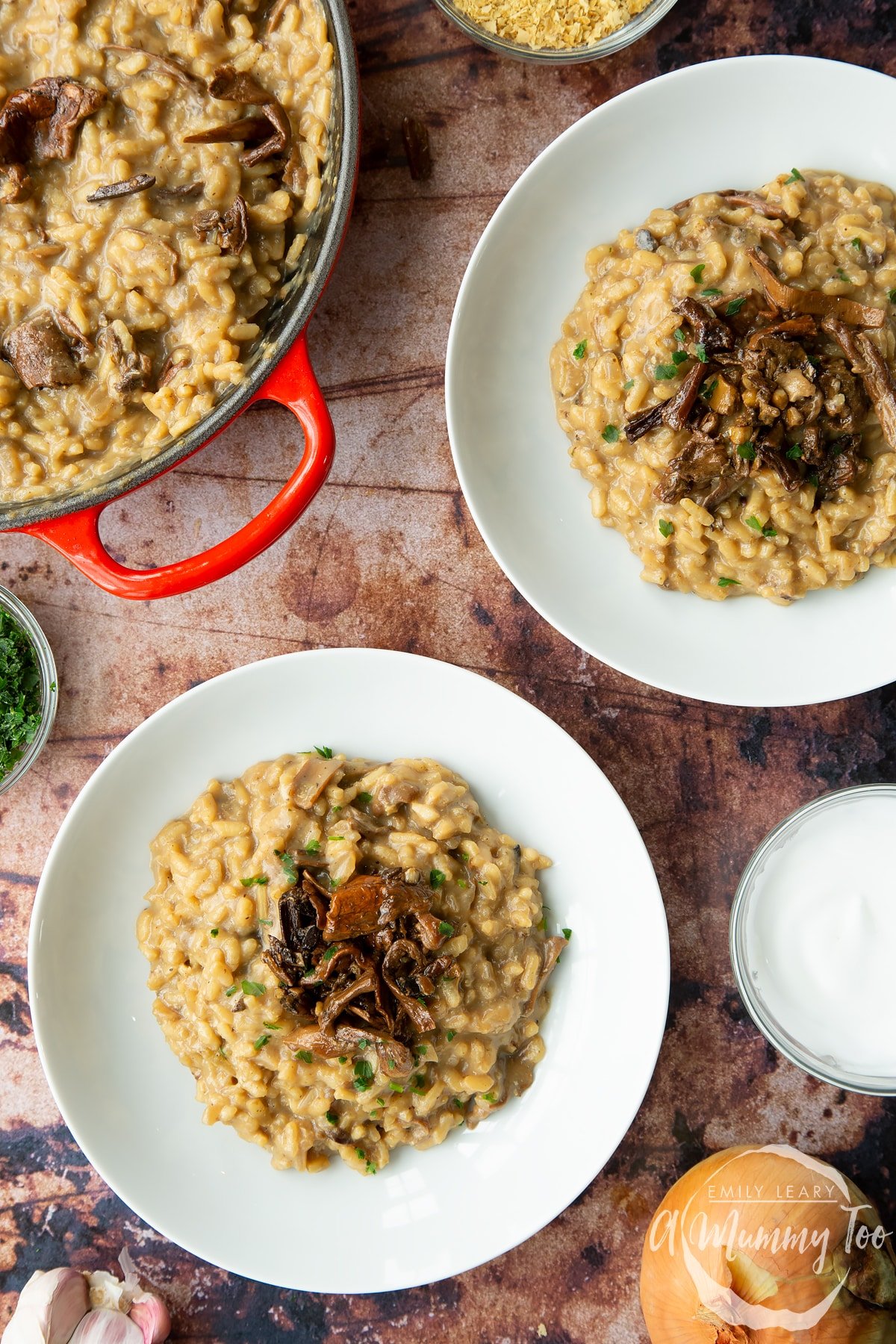 Vegan mushroom risotto - A Mummy Too