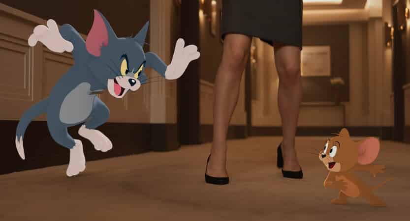 Screenshot of the new Tom and Jerry movie.