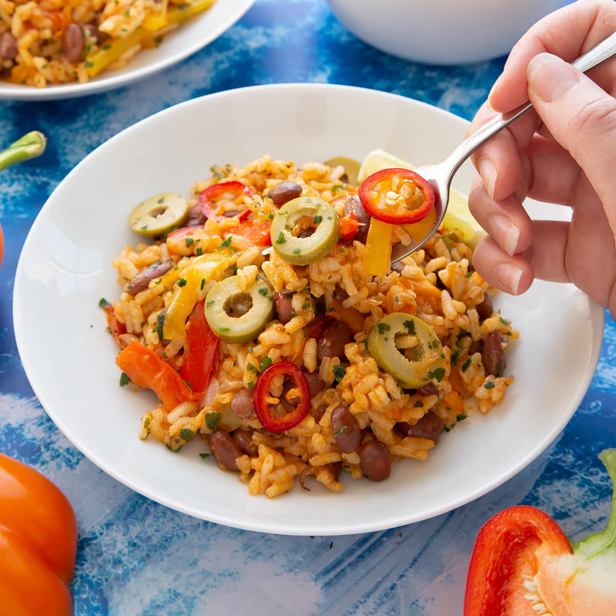 Easy Spanish Rice and Beans