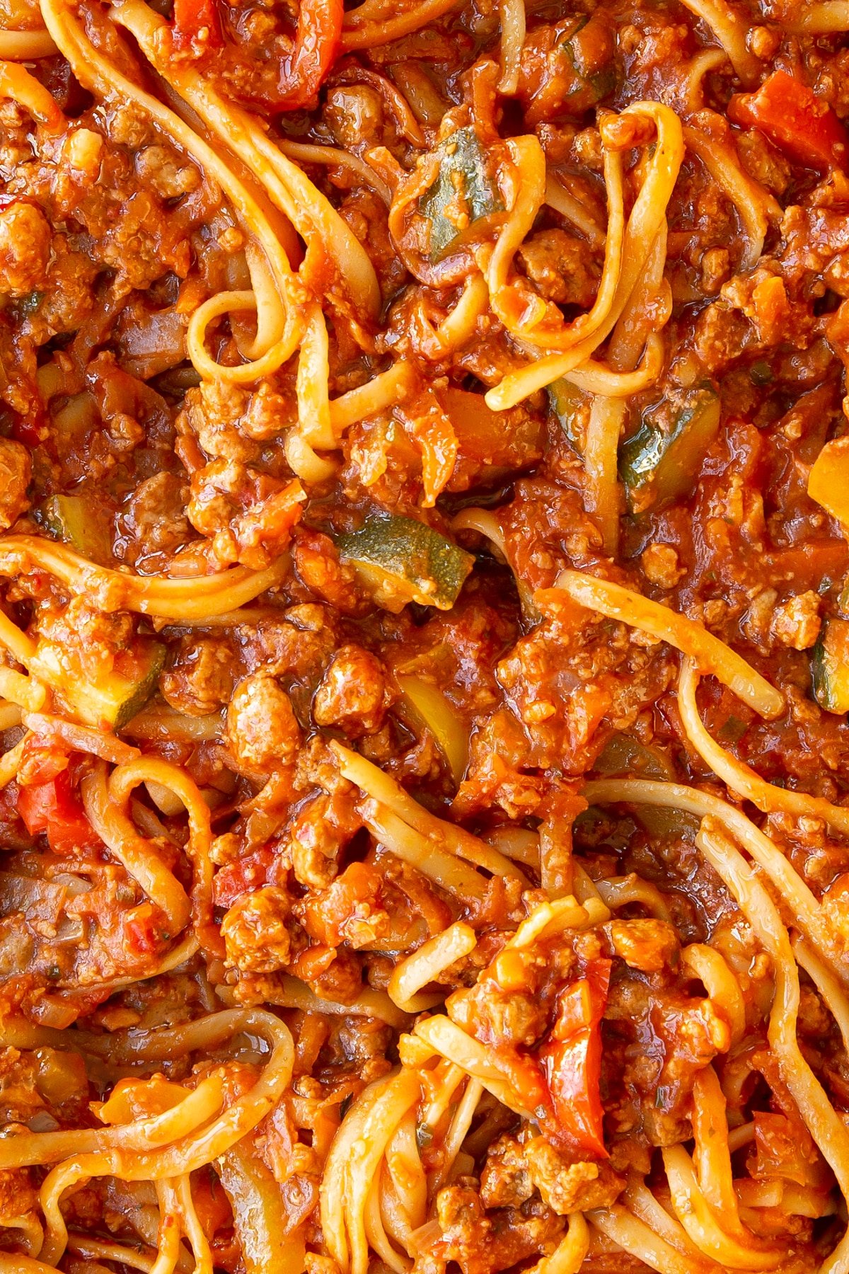 Freshly cooked One pot vegan bolognese