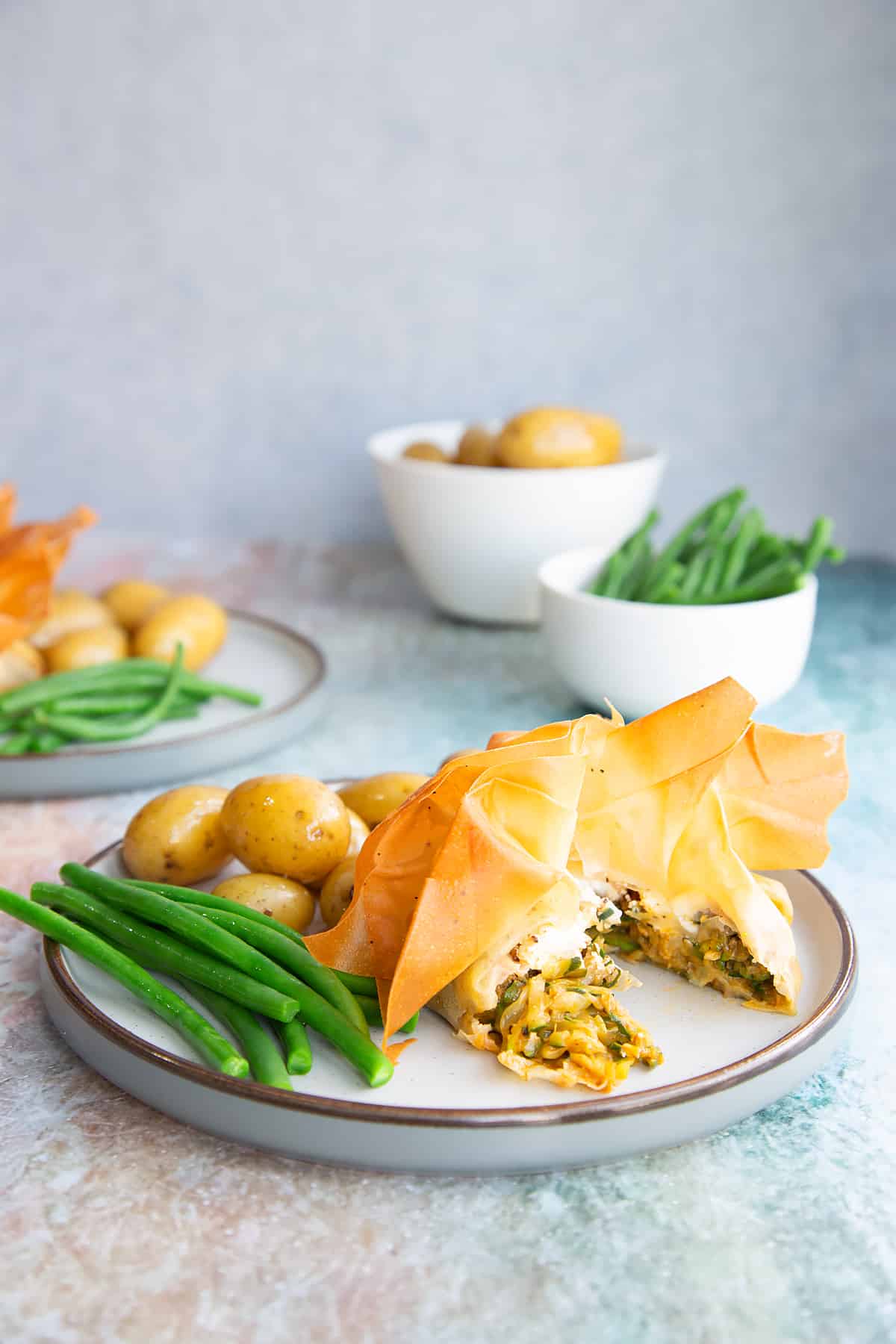 Goats Cheese Filo Parcels