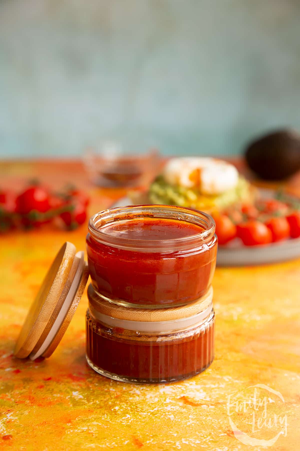 Finished pot of homemade chipotle dressing.