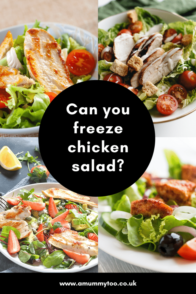 Can you freeze chicken salad?