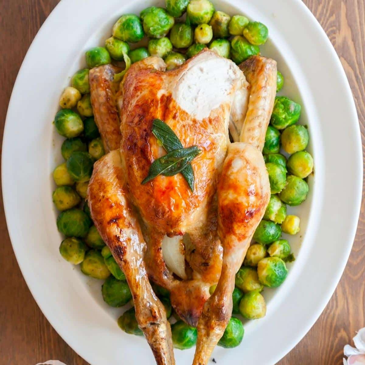 Buttery Sage and Onion Roast Chicken Recipe