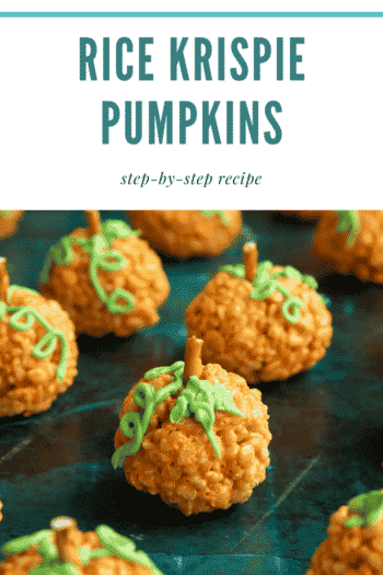 Rice Krispie Pumpkins