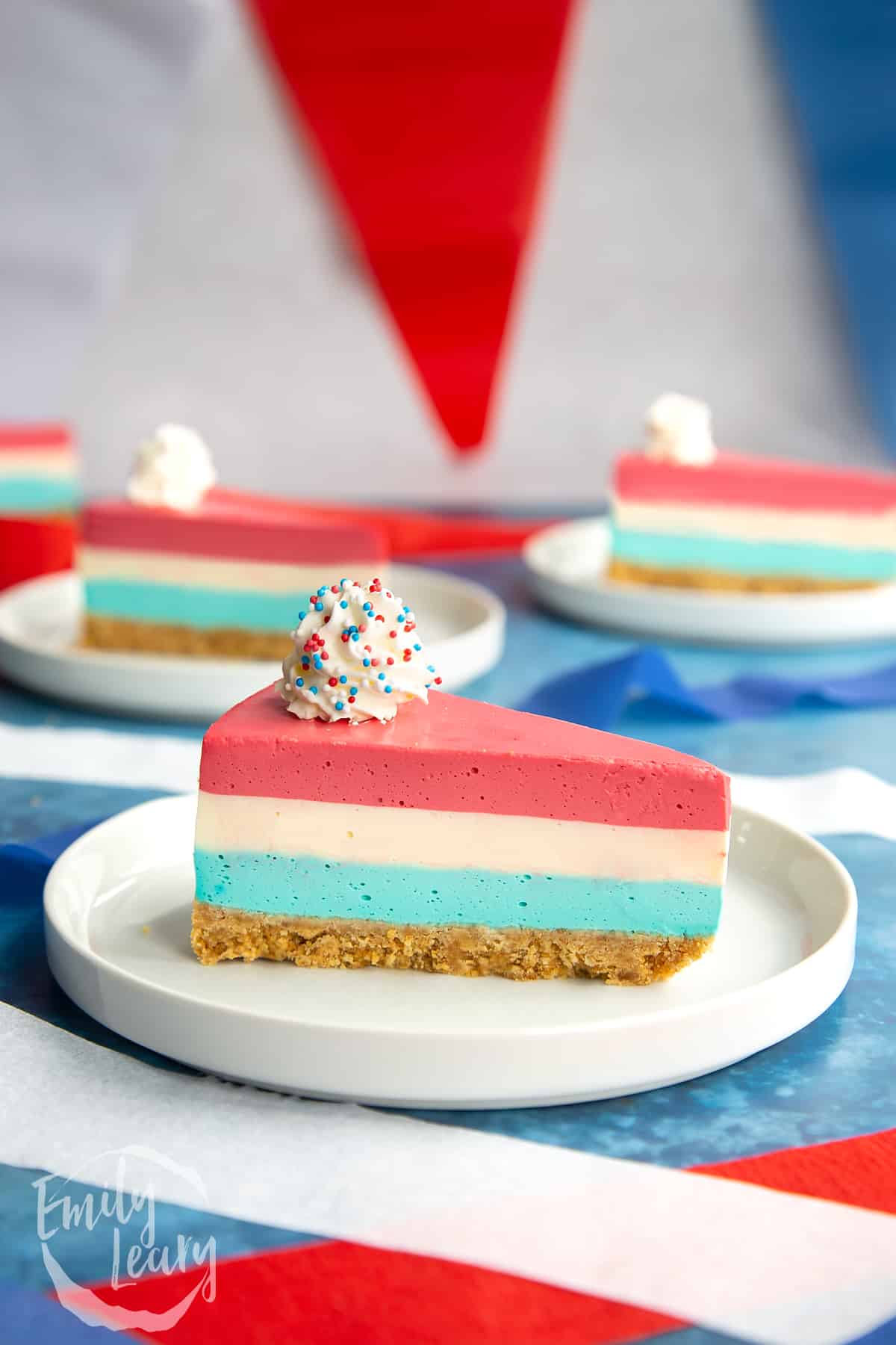 Red, White and Blue Cheesecake