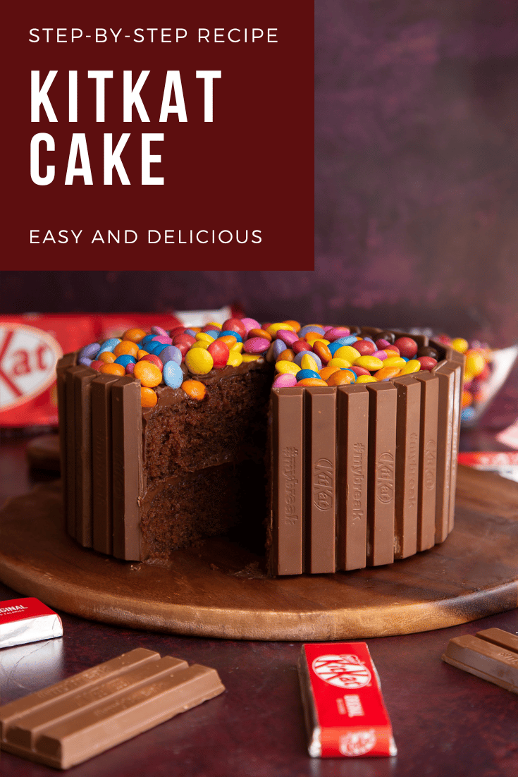 Kit Kat Cake - A baJillian Recipes