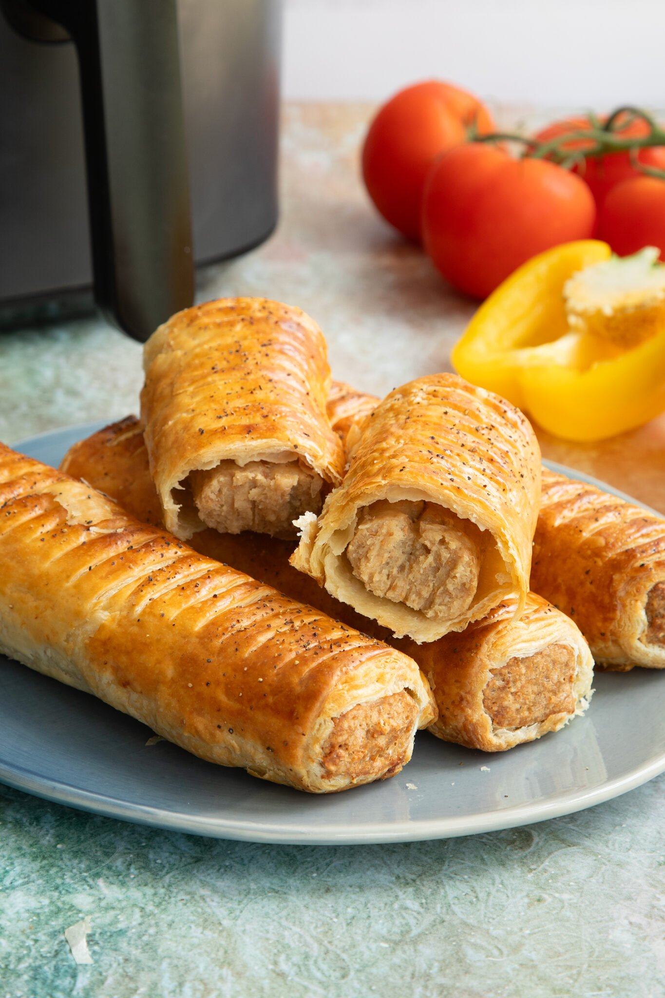 Air Fryer Vegetarian Sausage Rolls