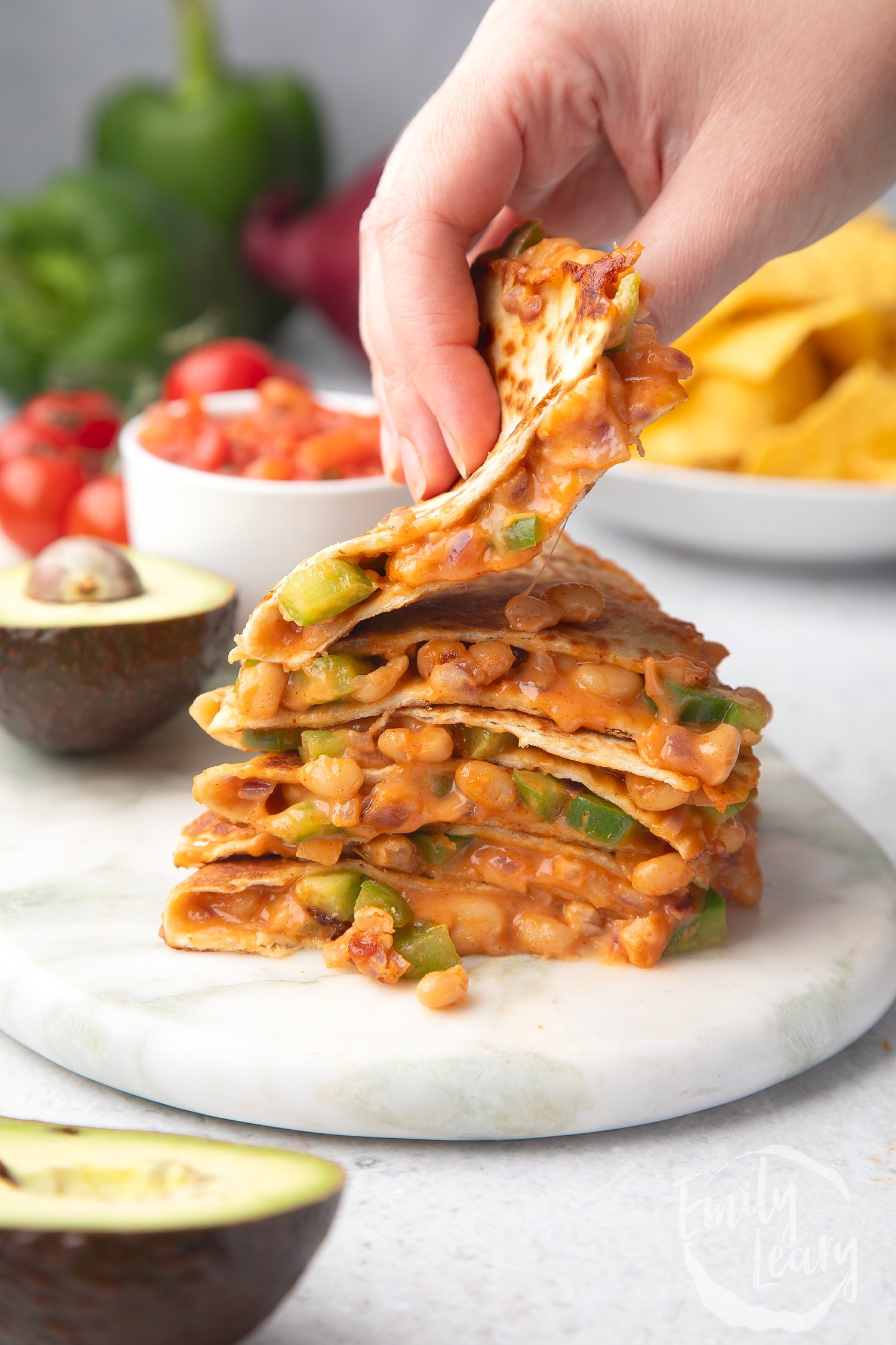 Baked Bean Quesadillas Baked Bean Quesadillas